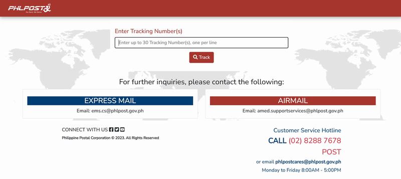 PhilPost Tracking Philippines | Trace Parcel Only 1 Click